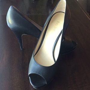 Enzo Anciolini black peep toe high heel